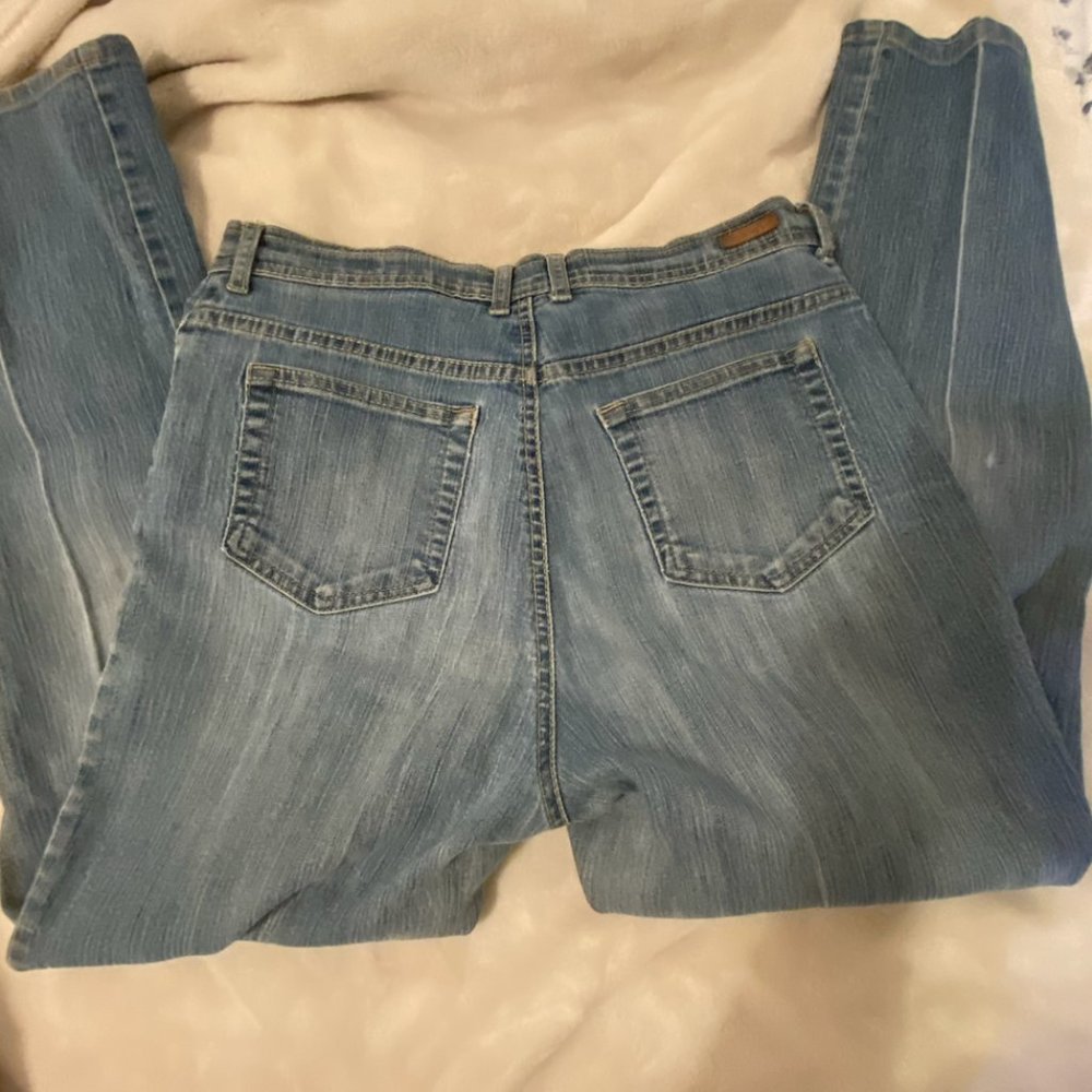 mid rise straight jeans